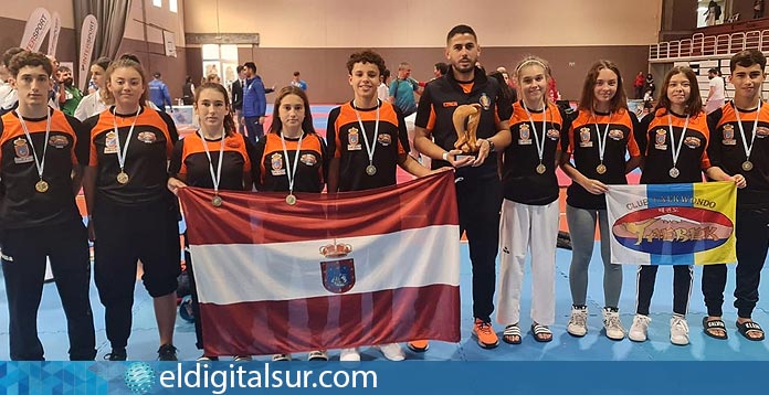 Nueve medallas en Taekwondo para Granadilla en el Open Internacional