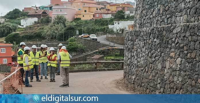 obras de la carretera de Chinamada