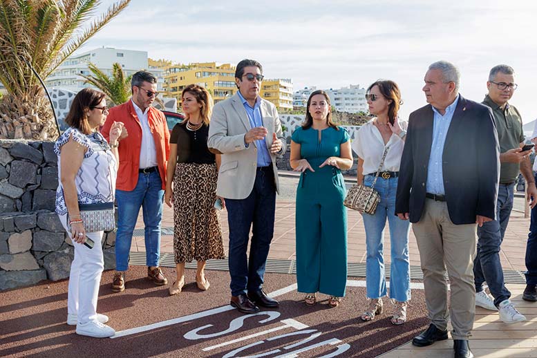 Inauguran el nuevo paseo litoral de la Marina de San Miguel 