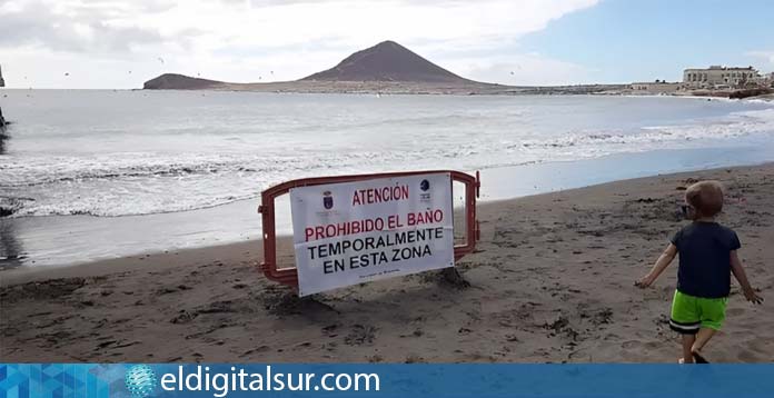Playa El Médano detectan puntos vertido contaminantes