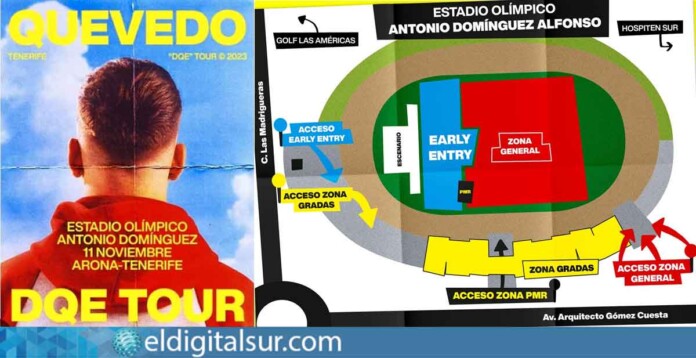 Concierto Quevedo en Arona, Todos los Tips