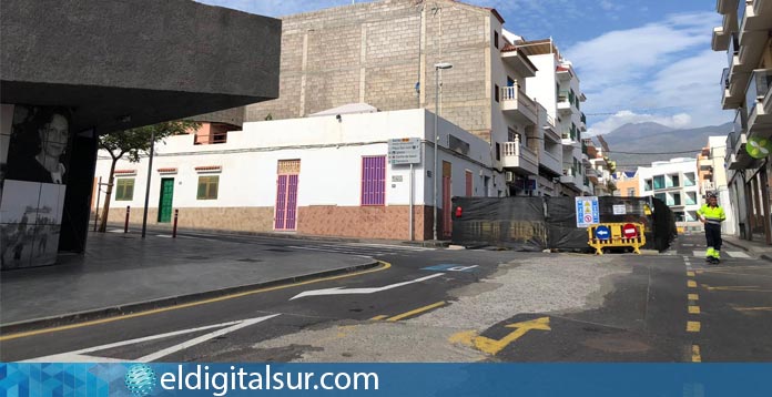Cambio de sentido del tráfico en Guía de Isora por obras en Playa de San Juan