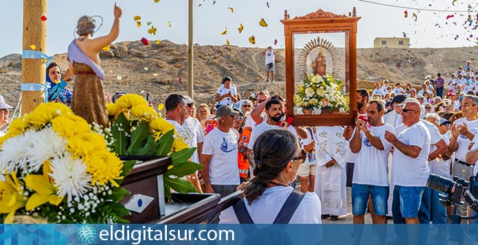 La Virgen de Abona llega a Las Arenas